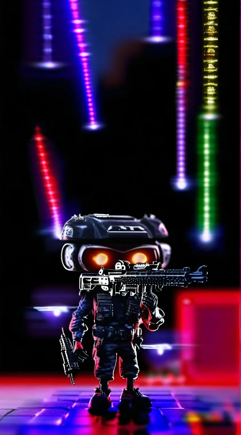 ai character: uzi background