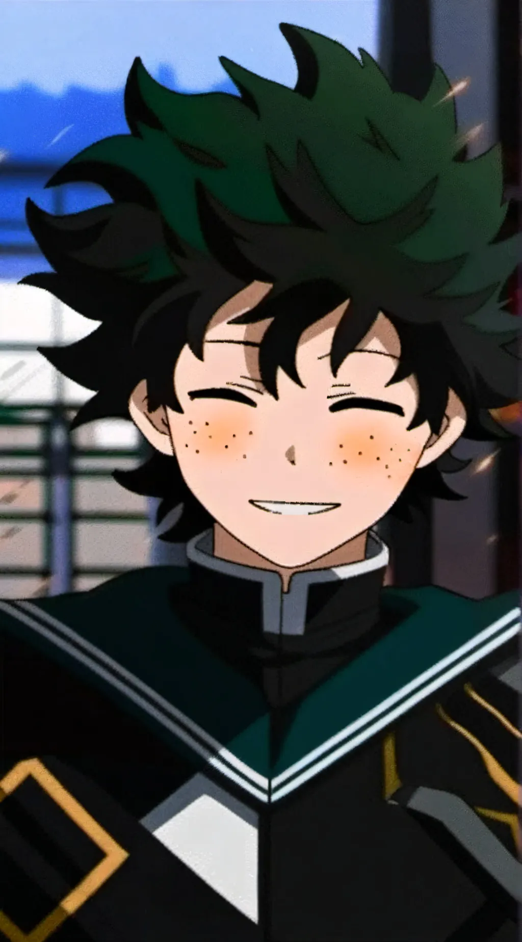 ai character: Izuku midoraya 🥦🥦🥦 background