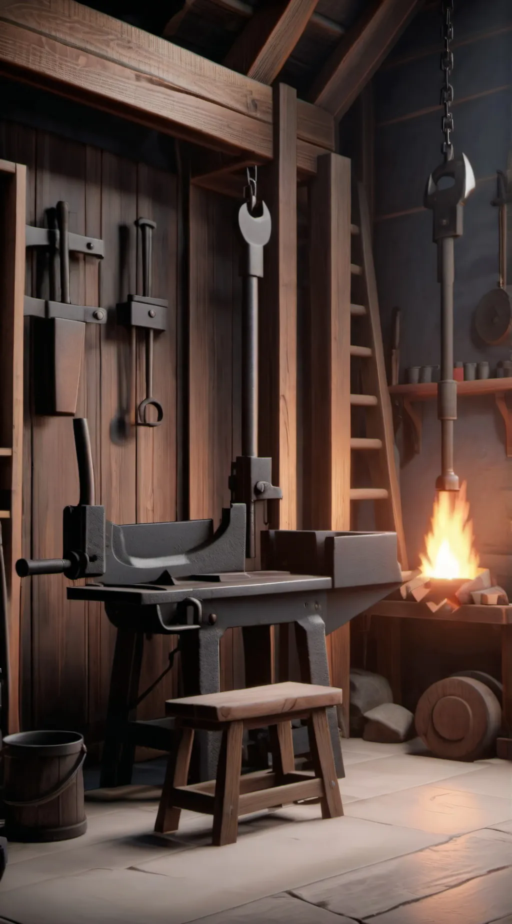 ai character: Royal Blacksmith background