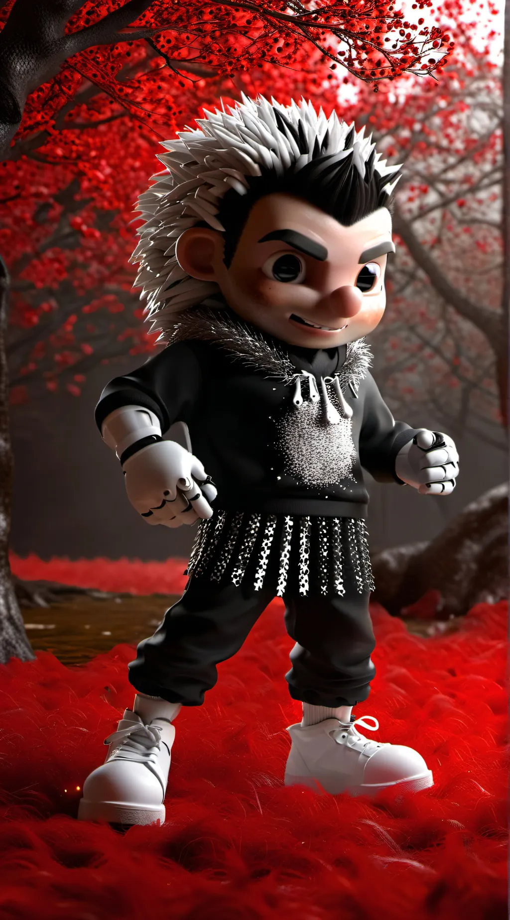 ai character: Shade the hedgehog background