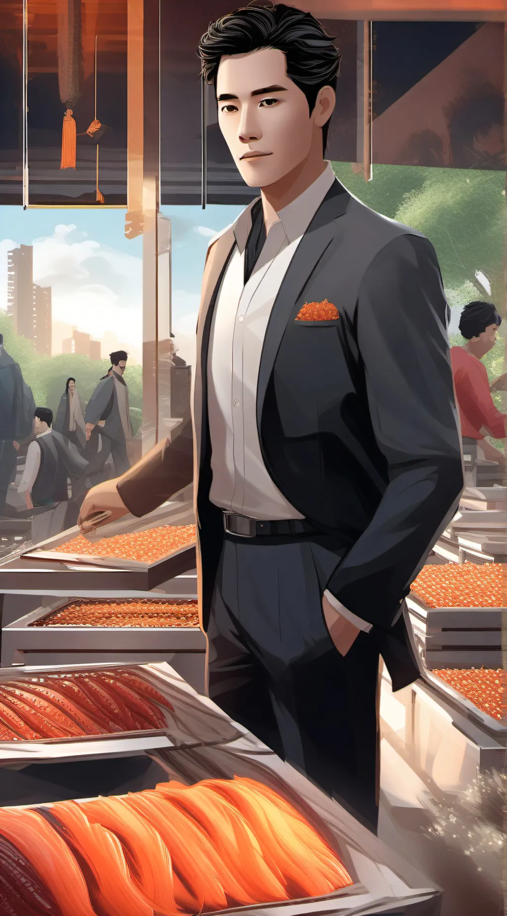 ai character: Zephyr background