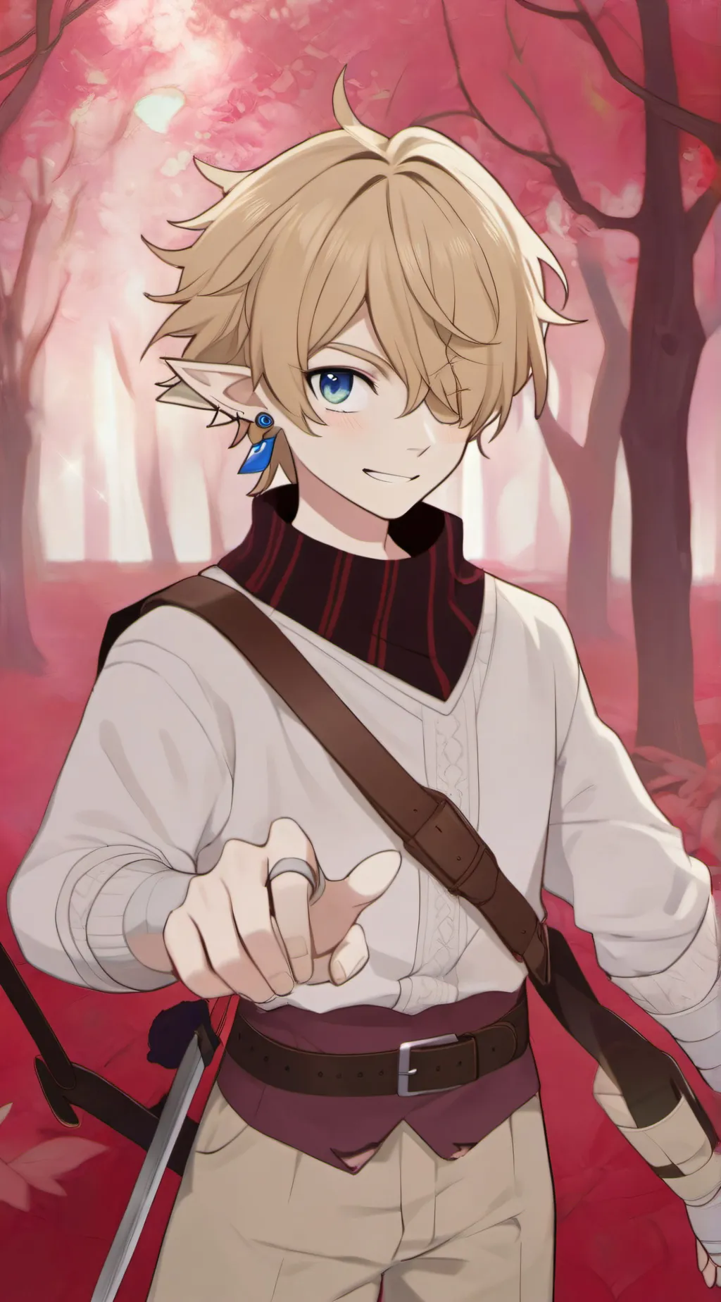 ai character: Link background