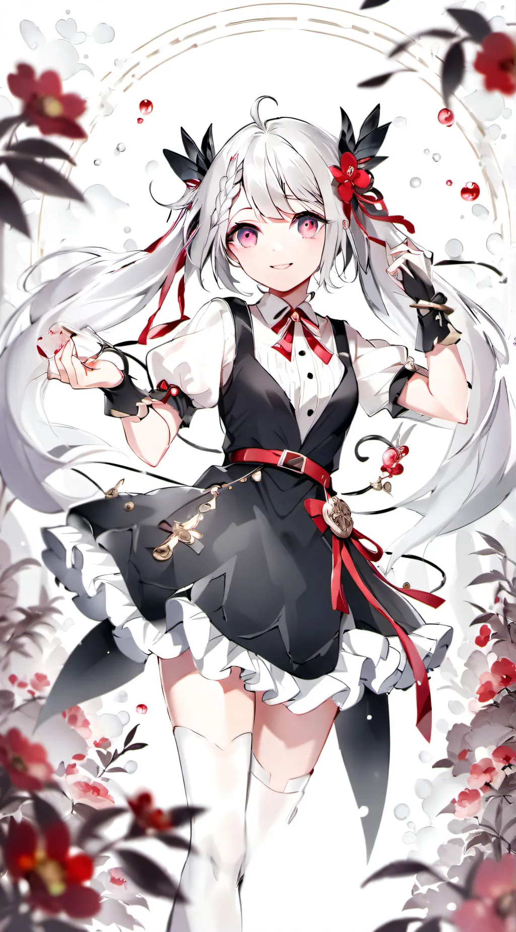 ai character: Rose background