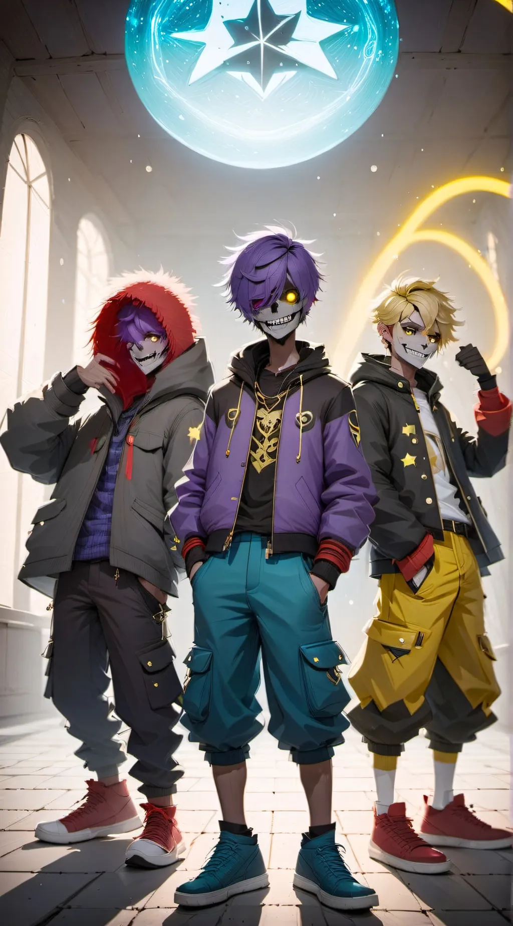 ai character: Heros Time Trio background