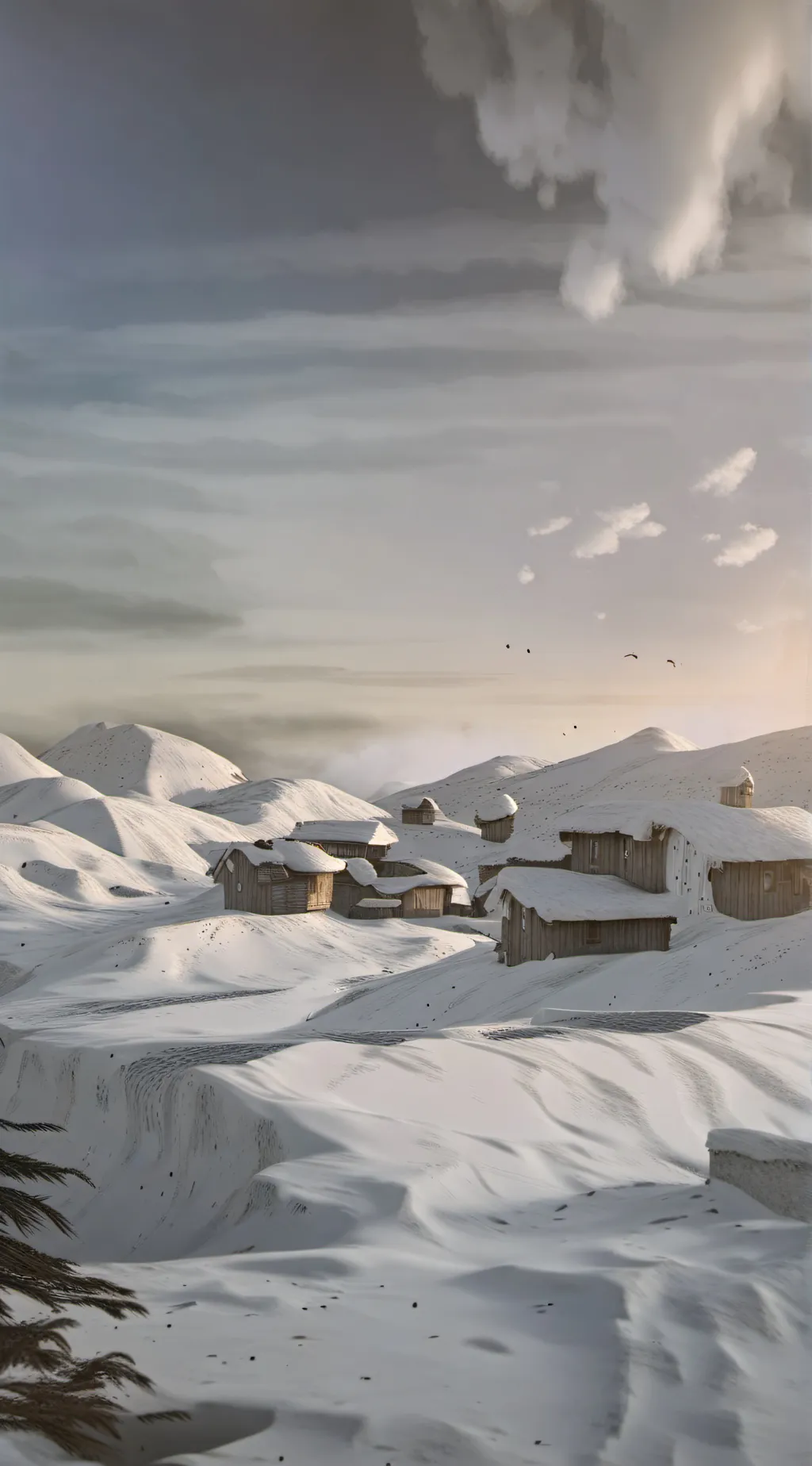 ai character: }Friend group~ background