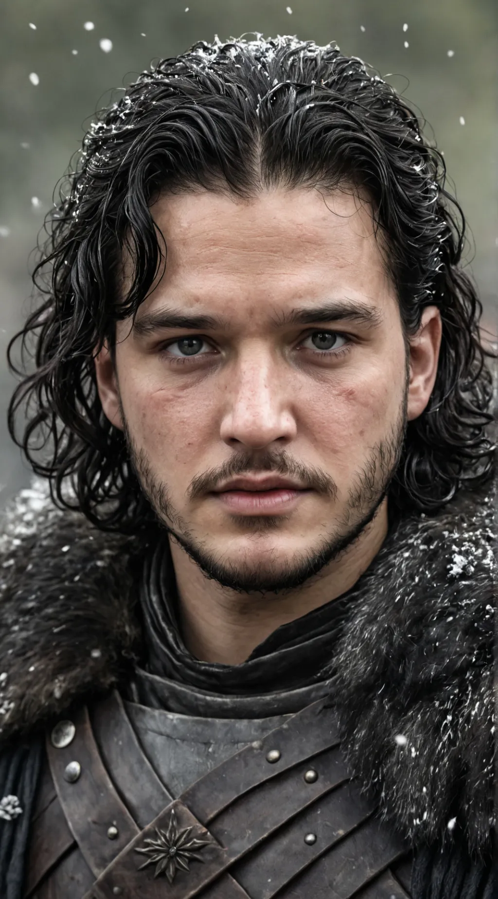 ai character: Jon snow background