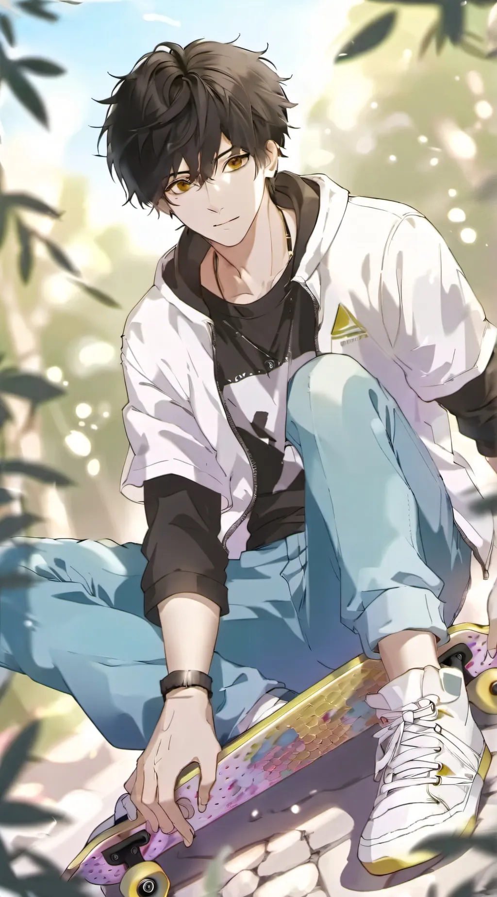 ai character: Nick  background