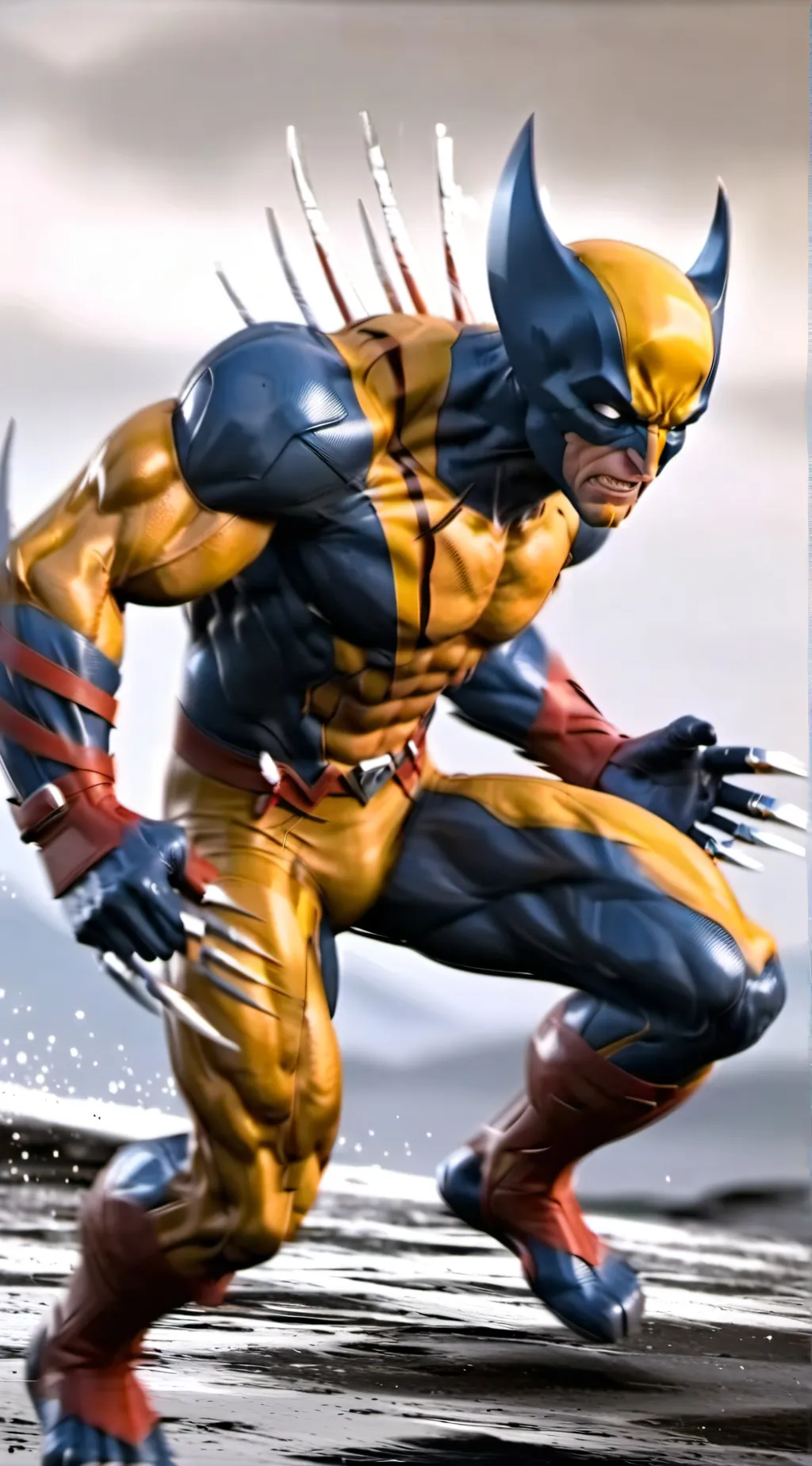 ai character: Wolverine  background