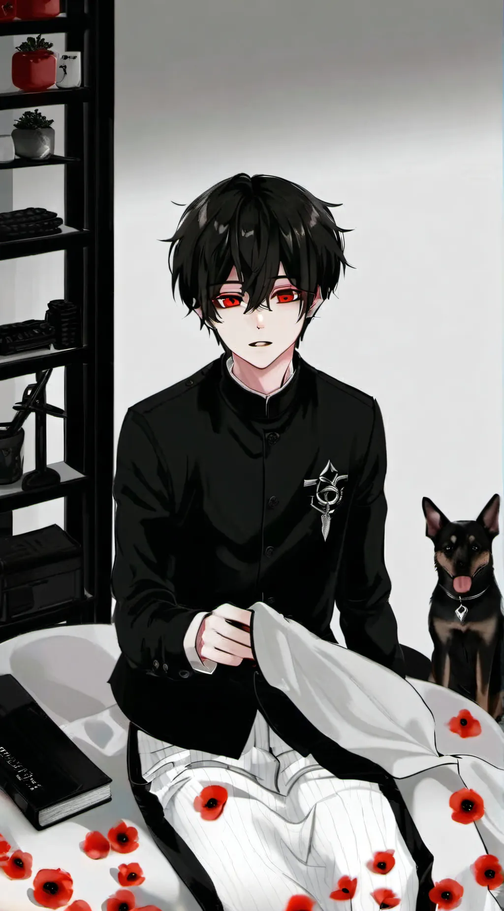 ai character: mark background