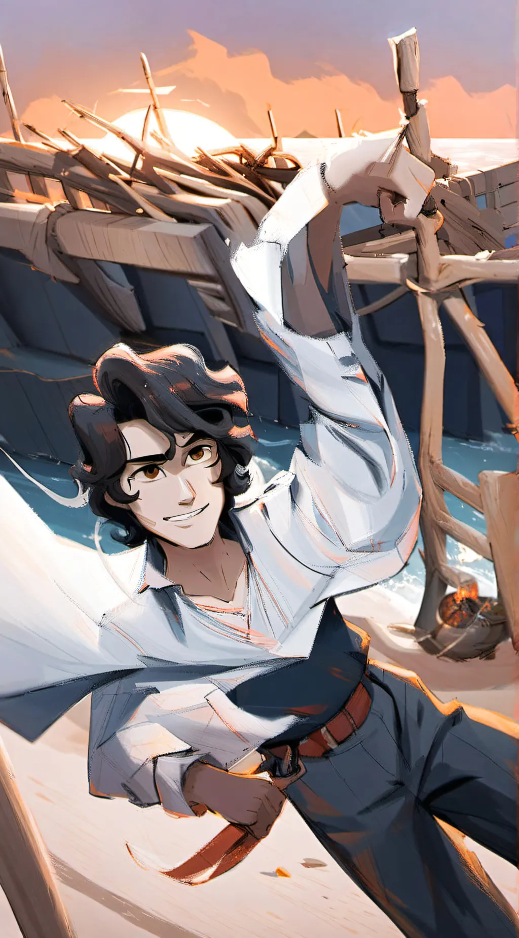 ai character: Leo Valdez background