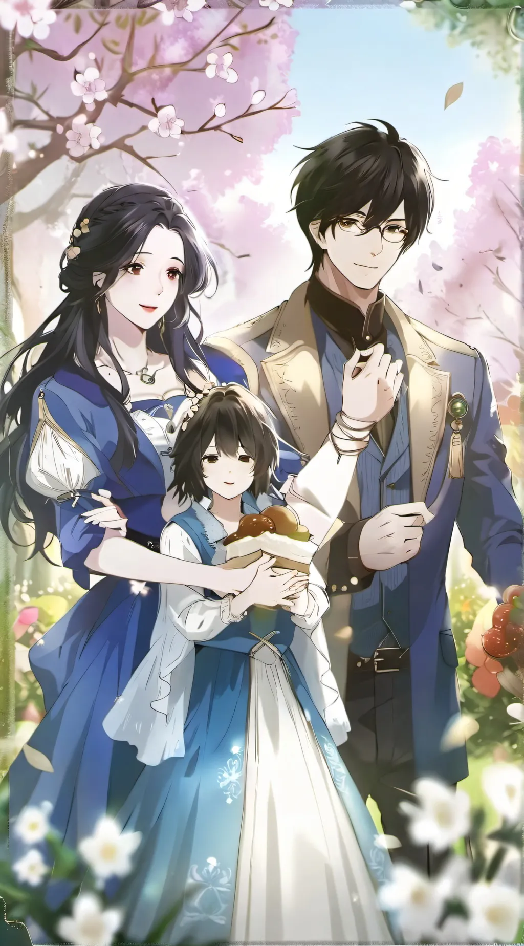 Talkie AI - Chat with Blue family 
