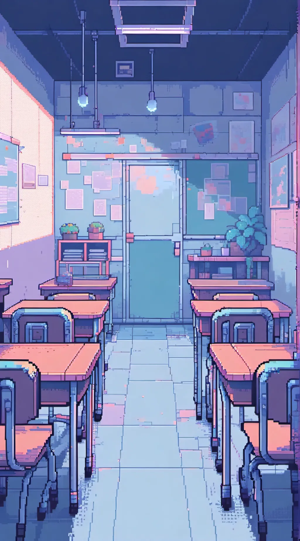 ai character: villan scool  background