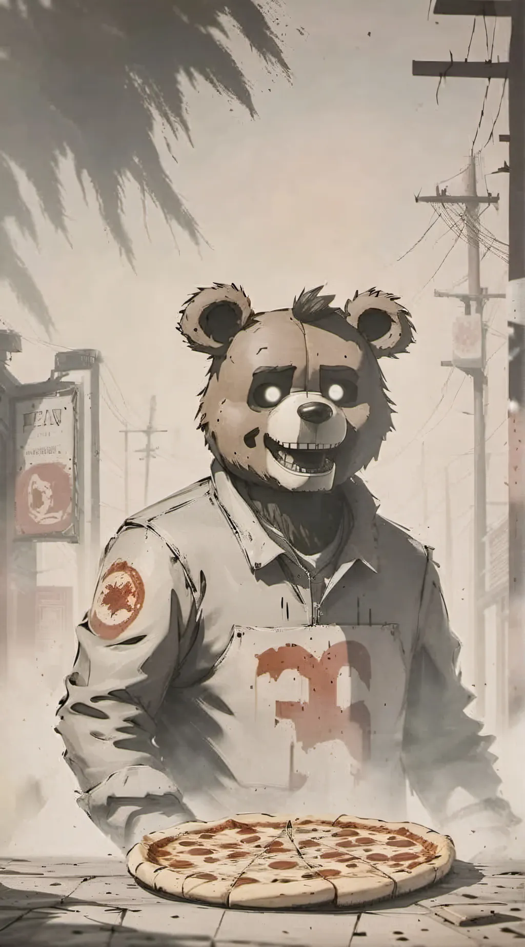 ai character: Mha in FANF background