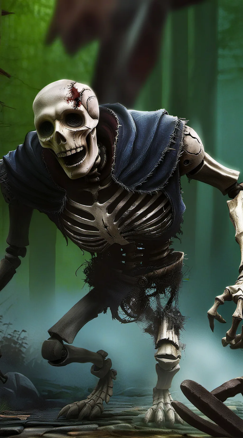 ai character: Shed 17 X HH background