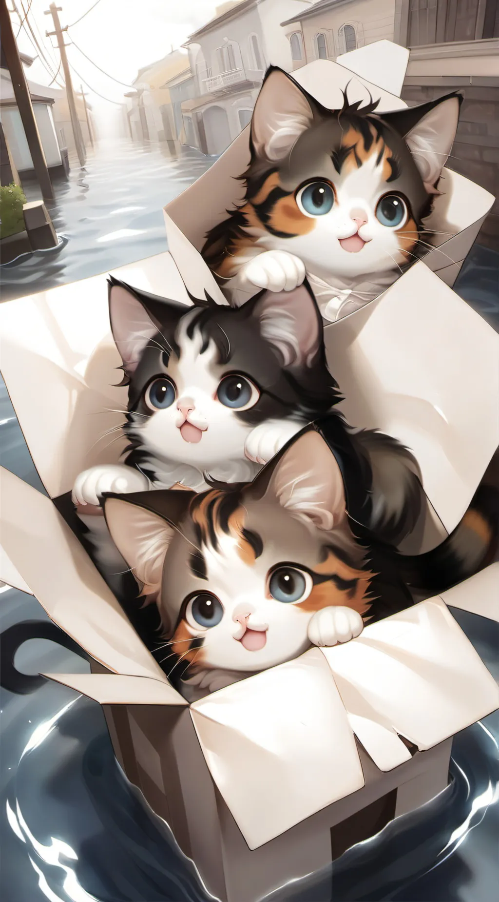 ai character: 🐾🐱 Cats!🐱🐾 background