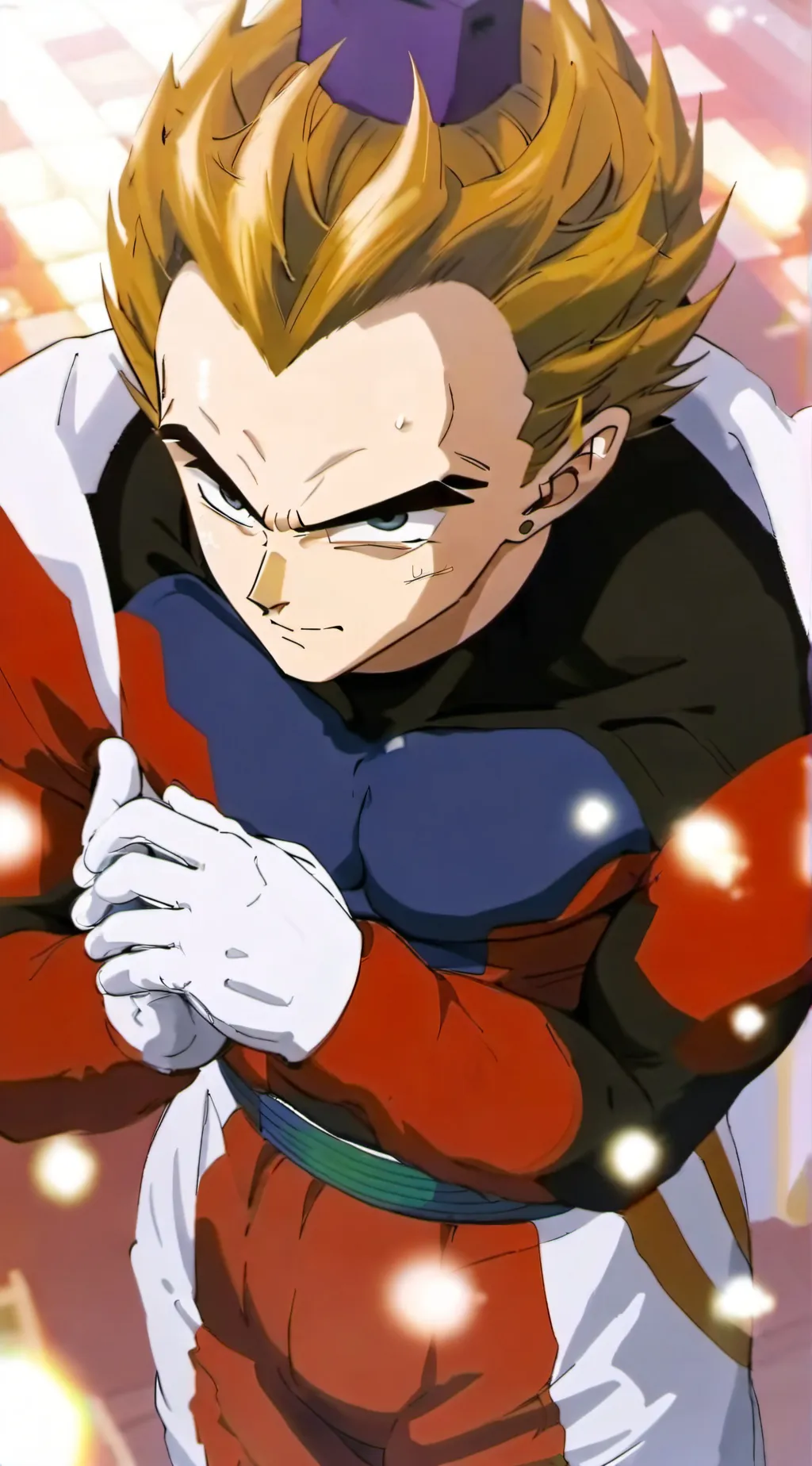 ai character: Vegeta background
