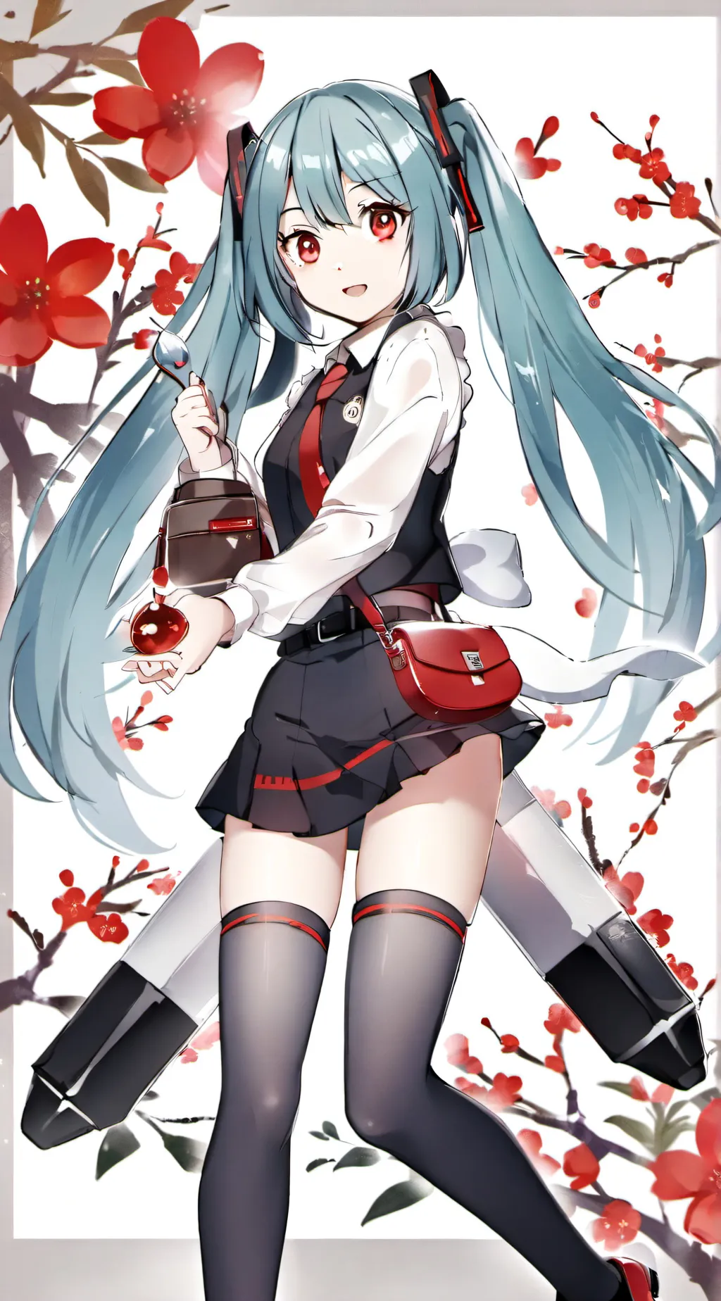 ai character: Miku background