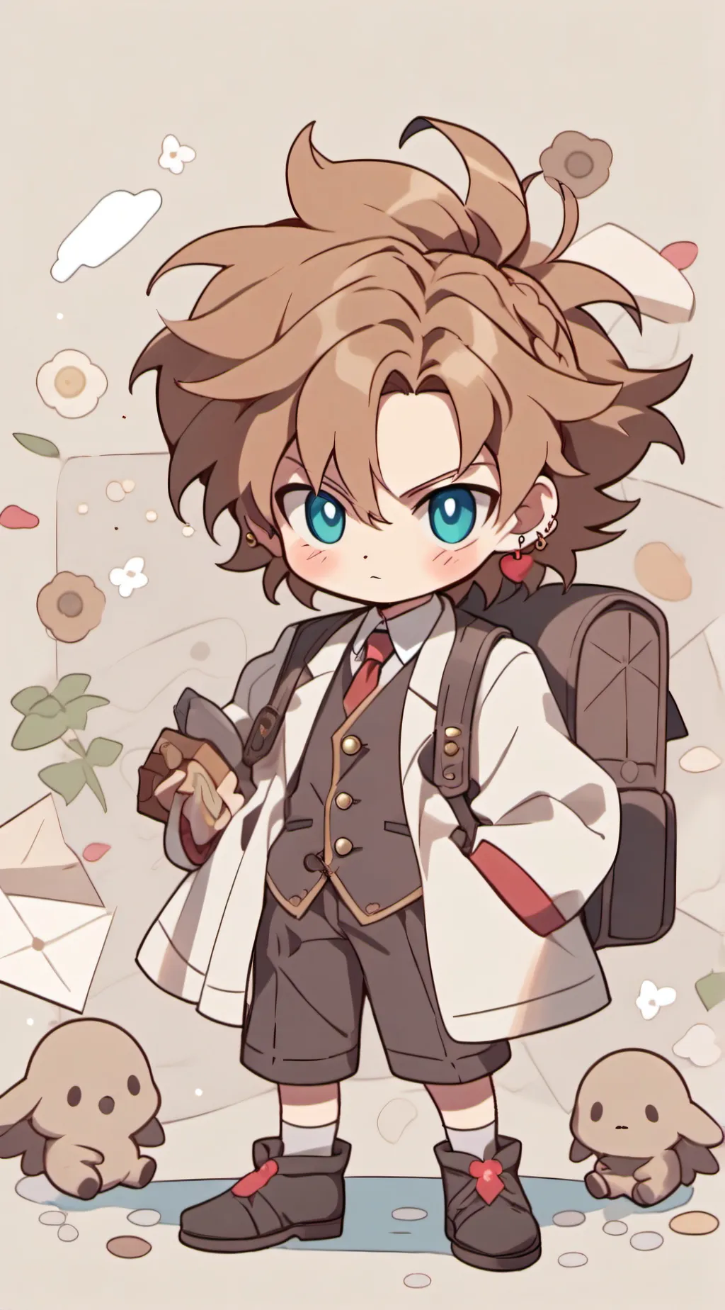 ai character: mha meme background