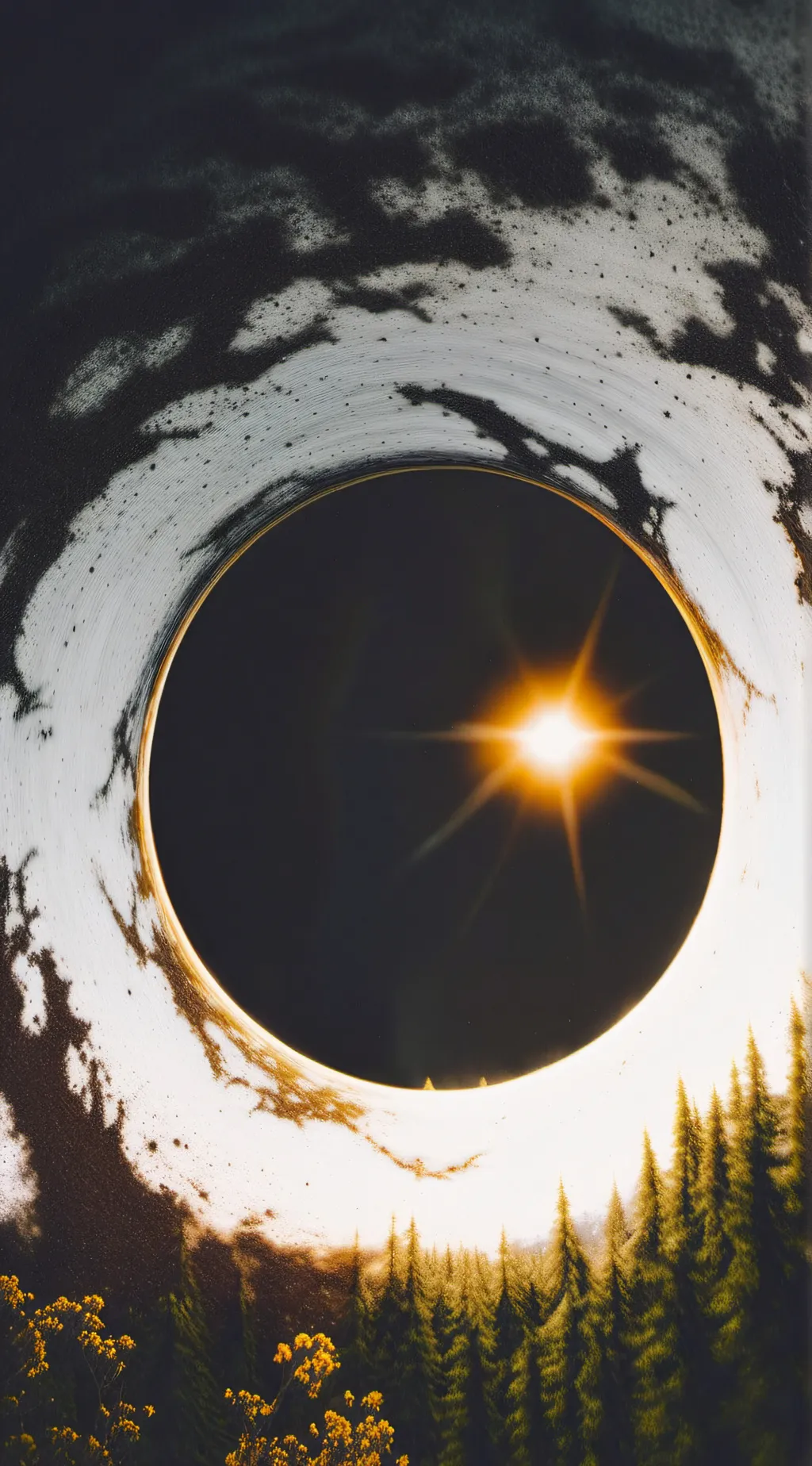 ai character: Black hole background