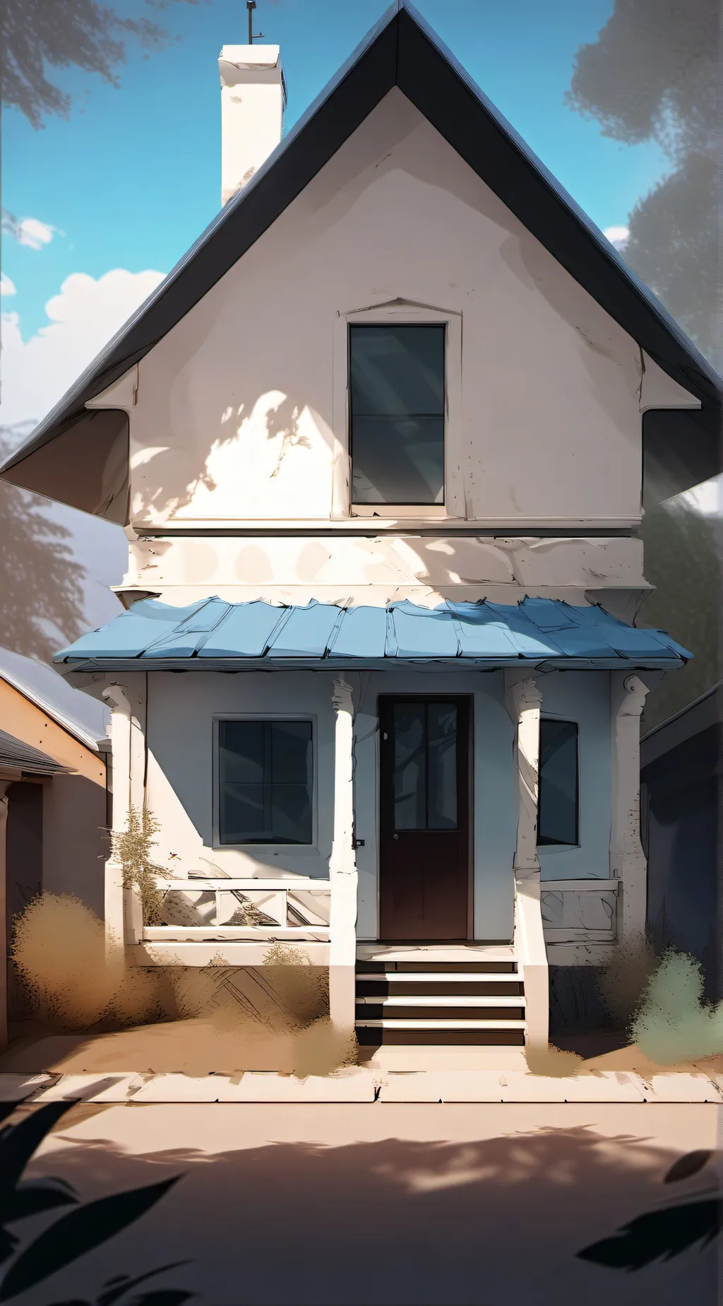 ai character: The Regular show  background