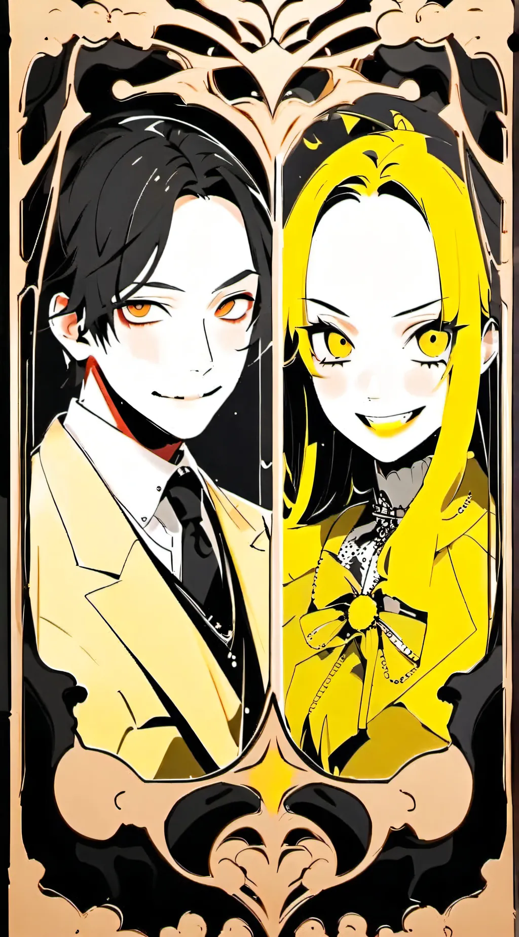 ai character:  Jimmy & Jessie background