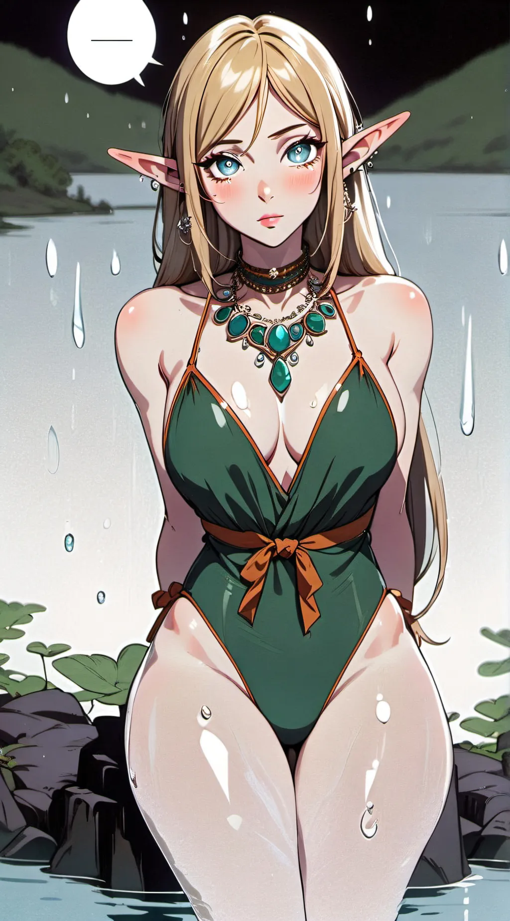 ai character: Five elven women background