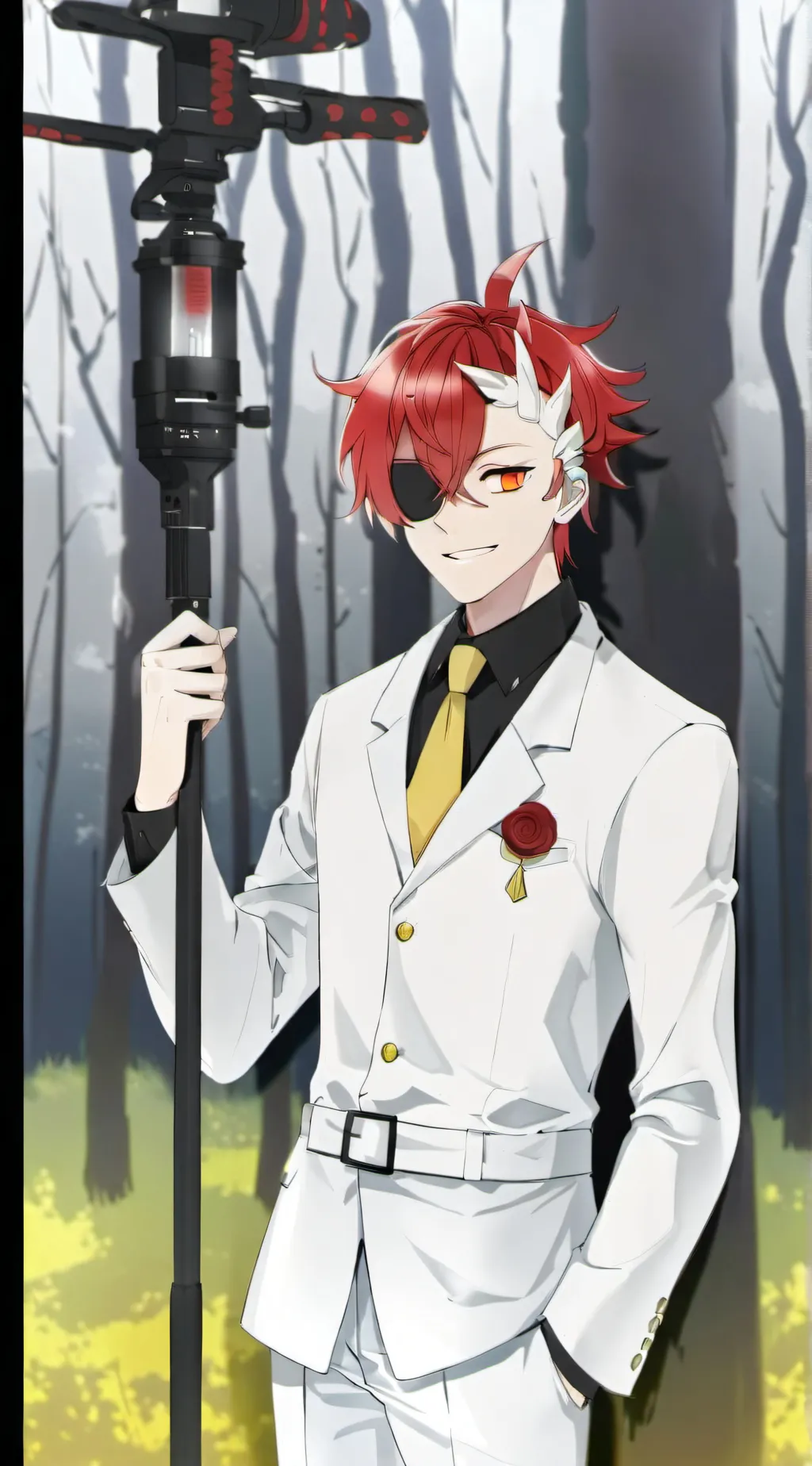 ai character: Alastor  background