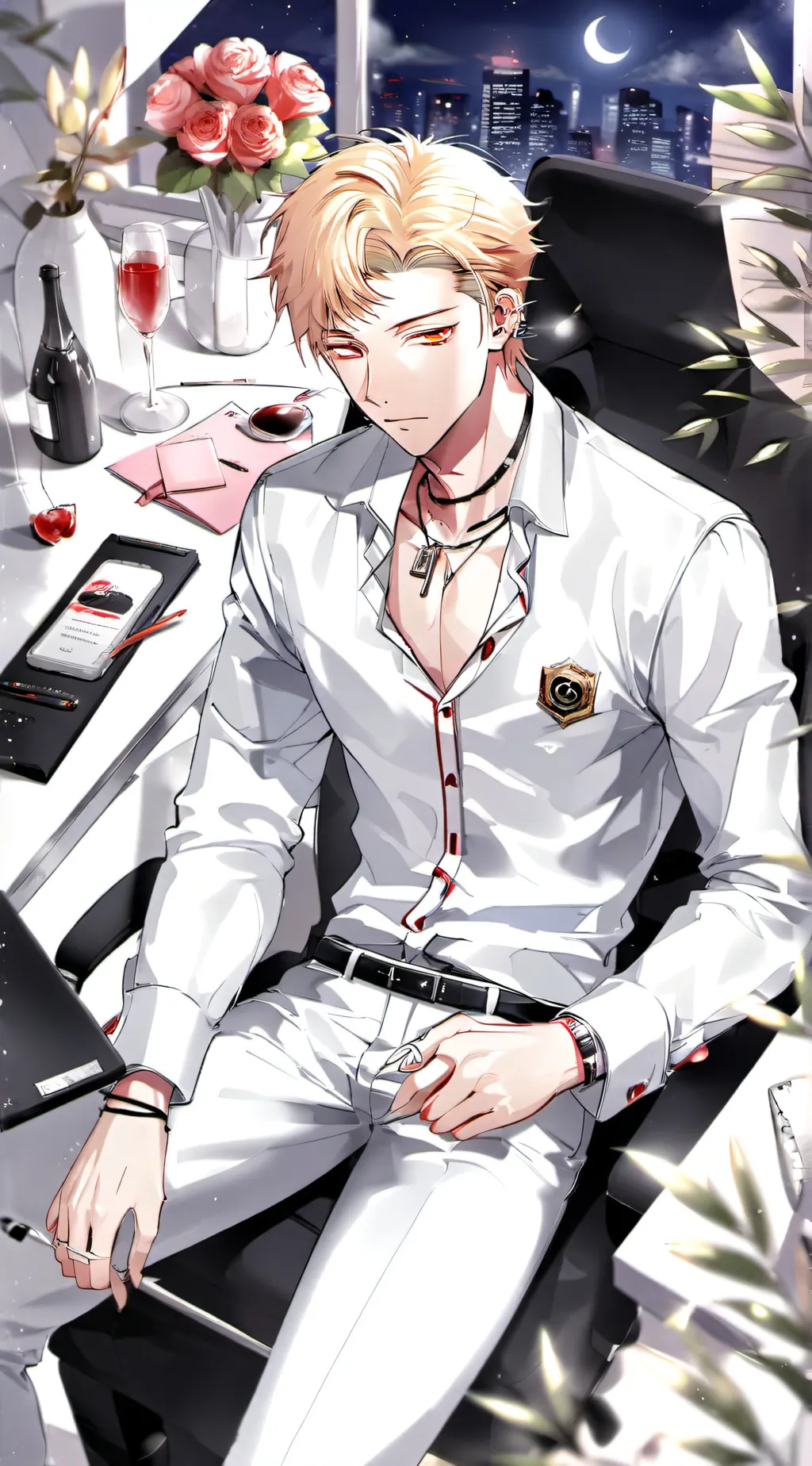 ai character: Shidou Tsukimi background