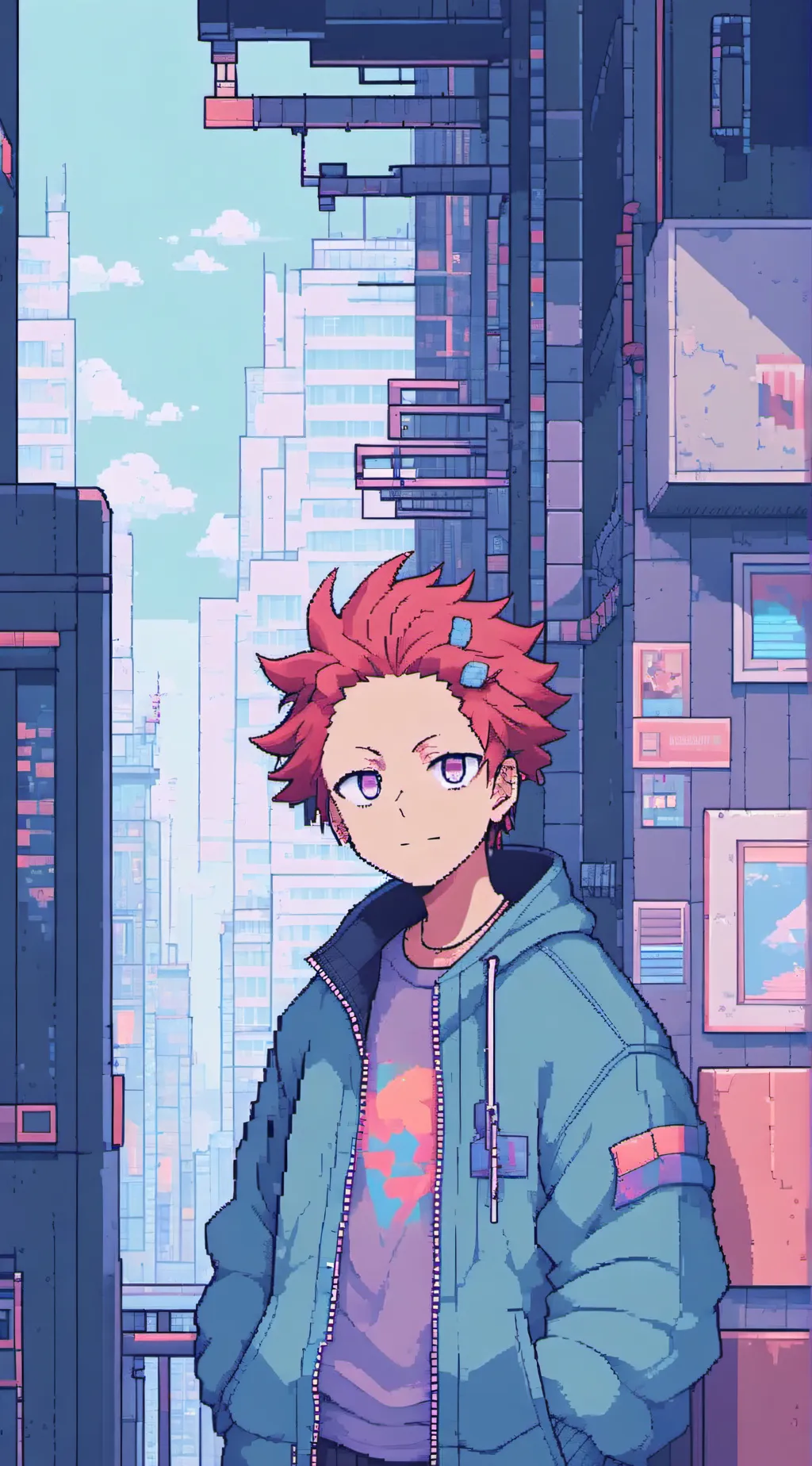 ai character: 🪨Kirishima💪 background