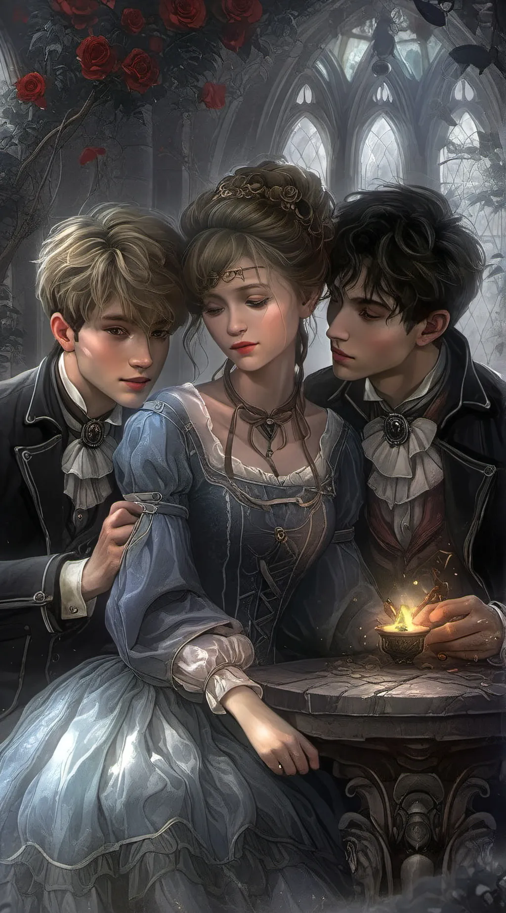 ai character: Beck and Joseph  background