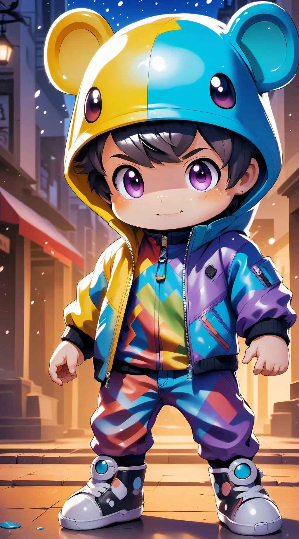 ai character: MHA meets DS background