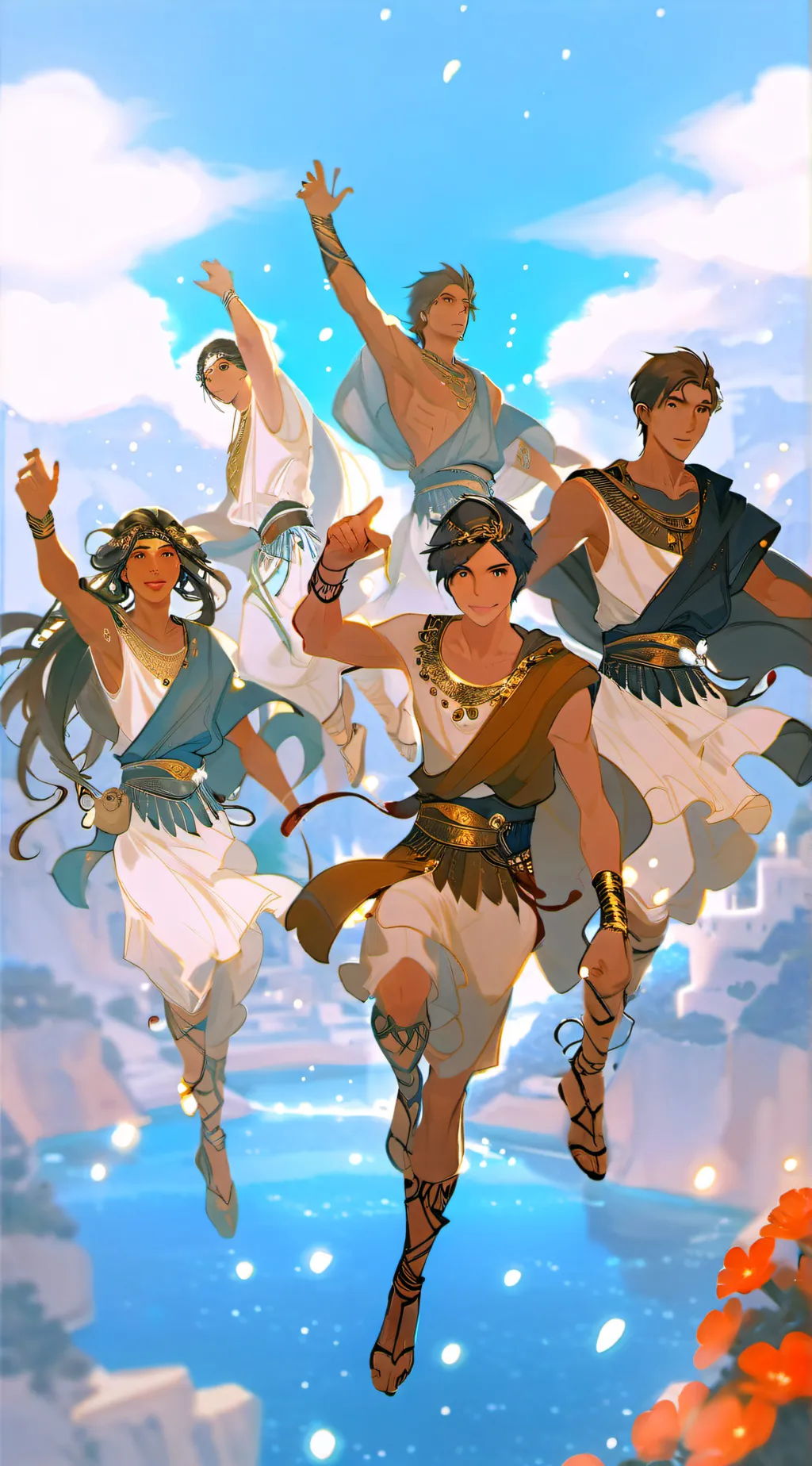 ai character: The 10 Deities background