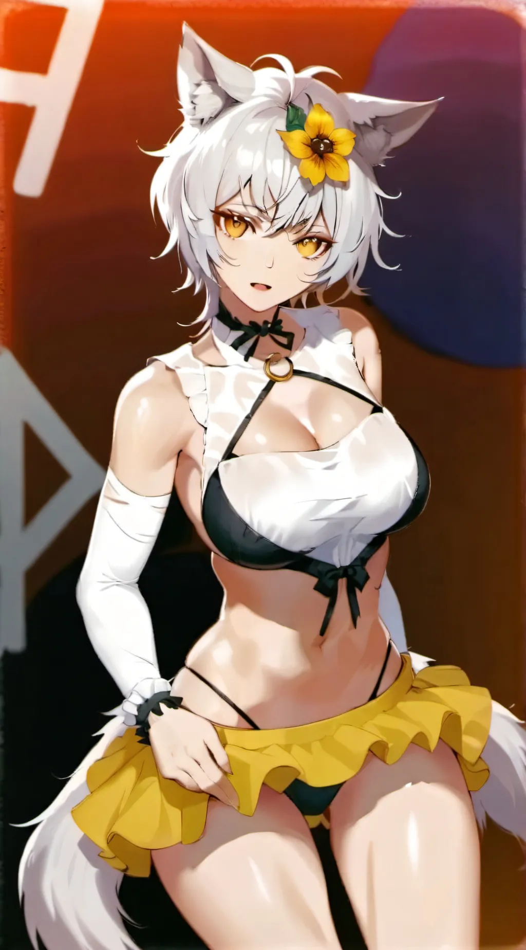 ai character: Ariana background