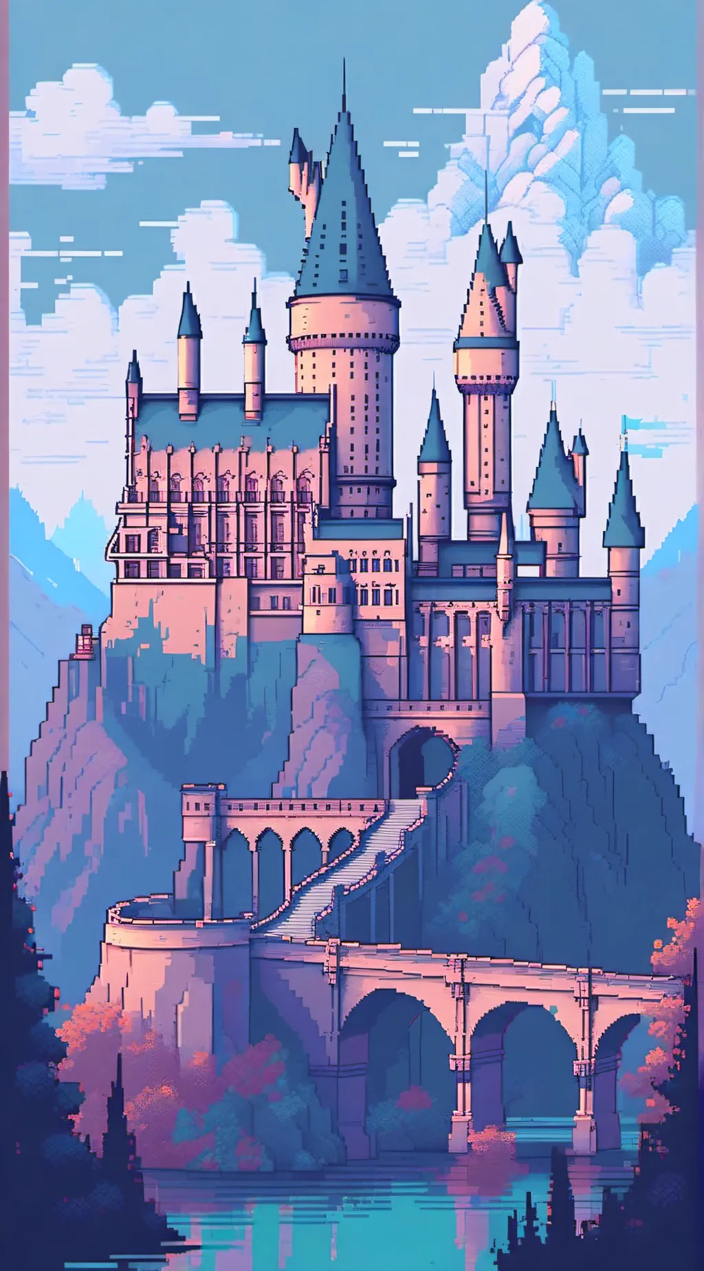 ai character: Hogwarts  background