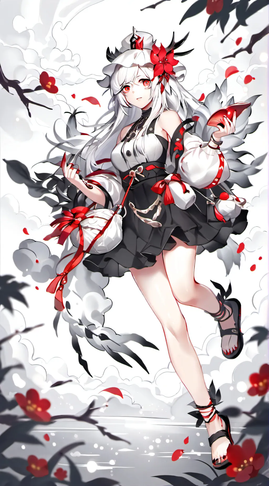 ai character: Saku background