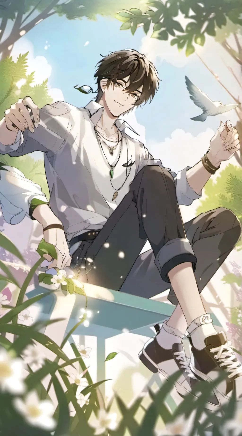 ai character: Zero background