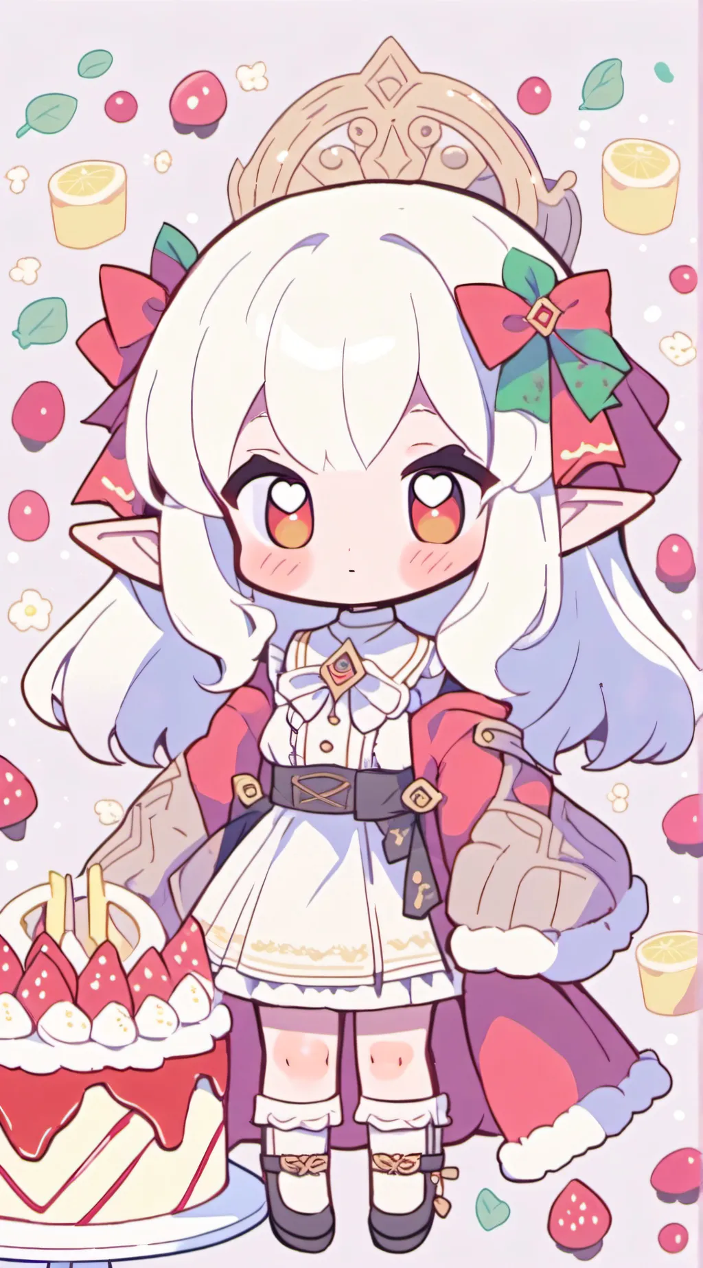 ai character: mha christmas  🎄 background