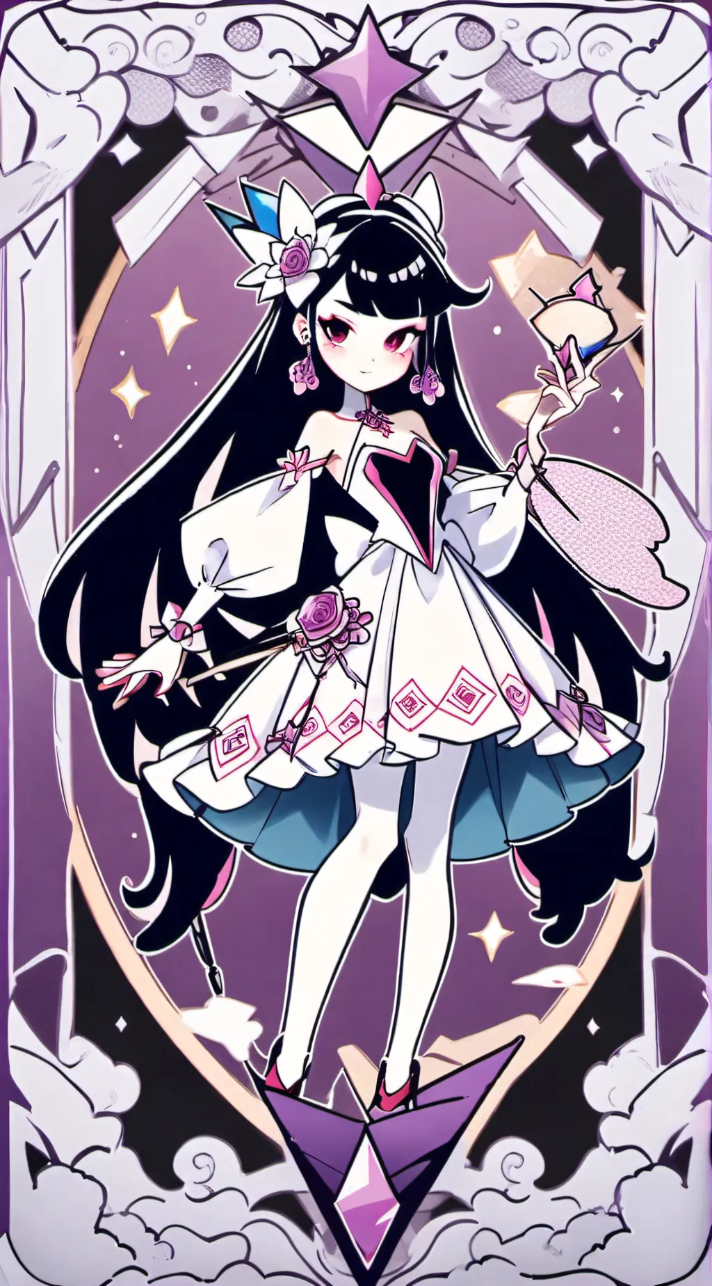ai character: Velvette  background