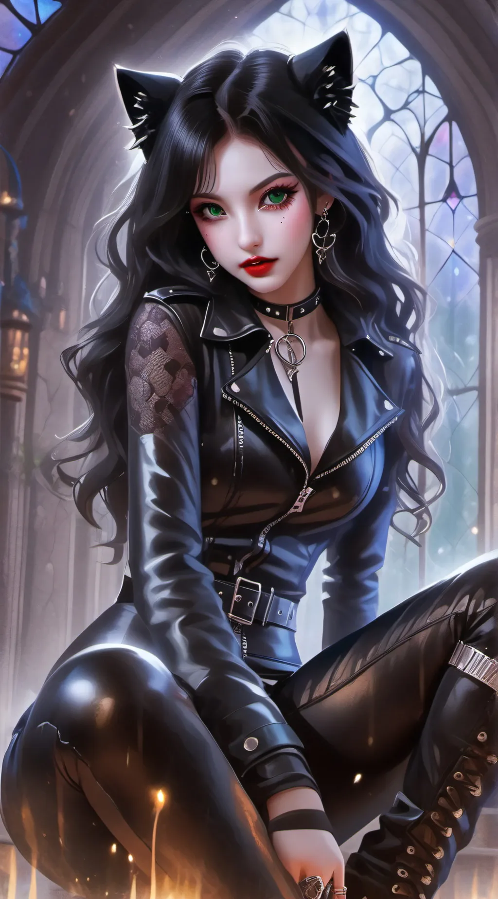 ai character: hh Halloween  background