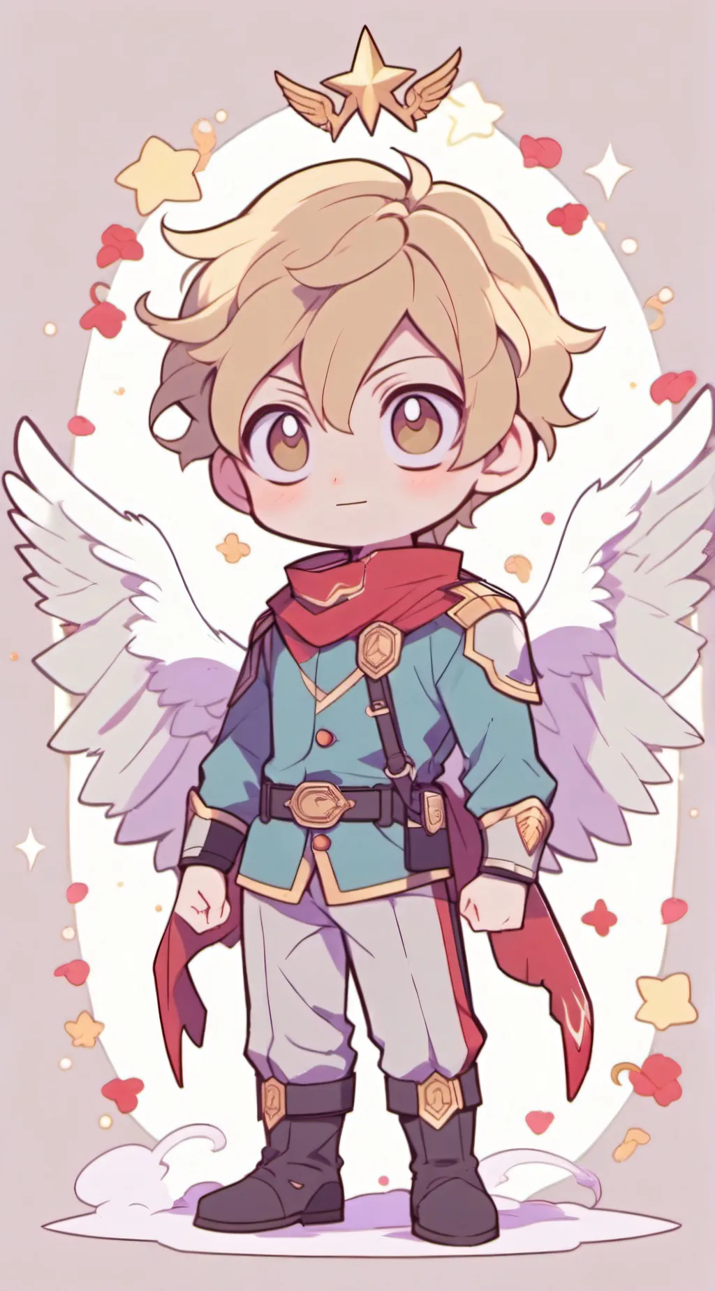ai character: hawks mha  background