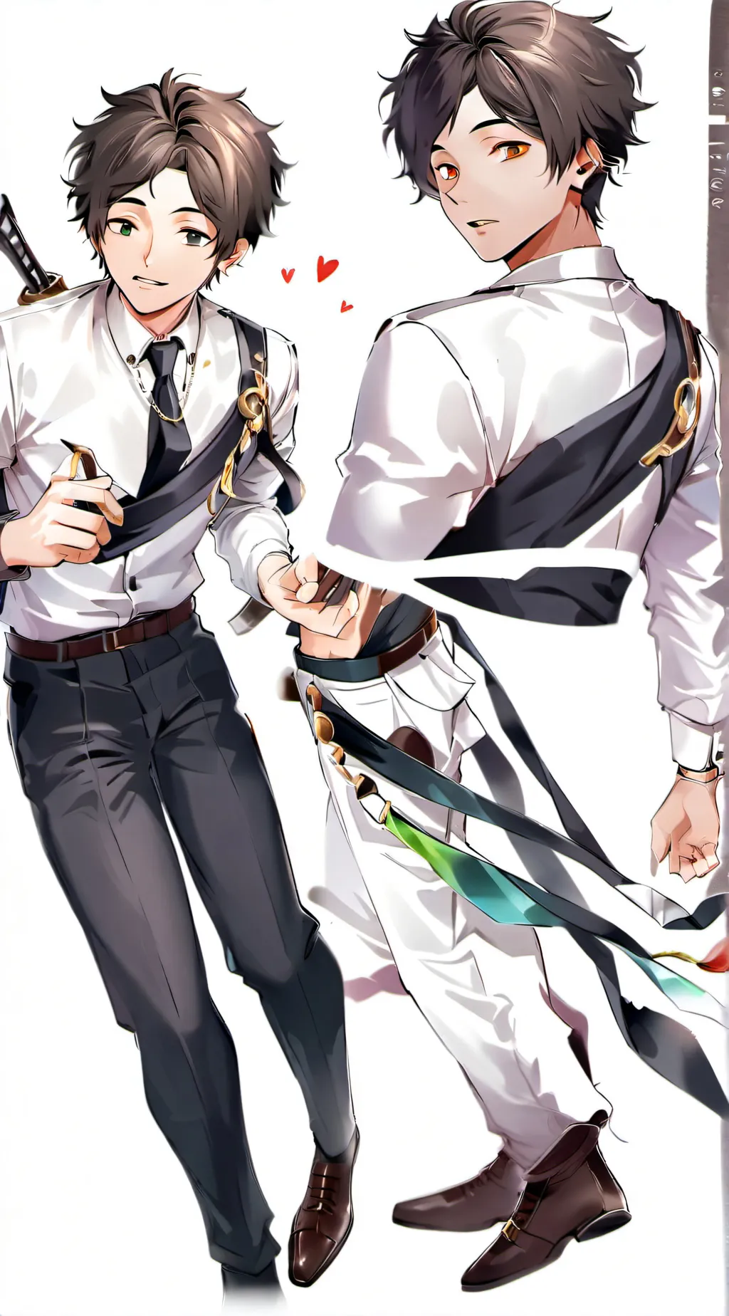 ai character: asher and his bro background