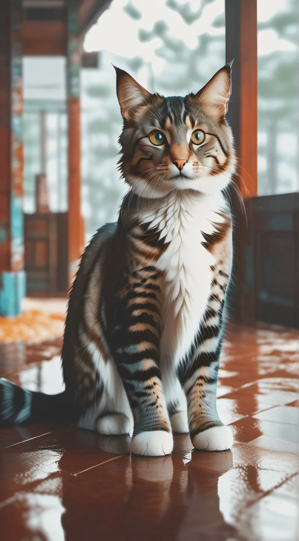 ai character: Cats background