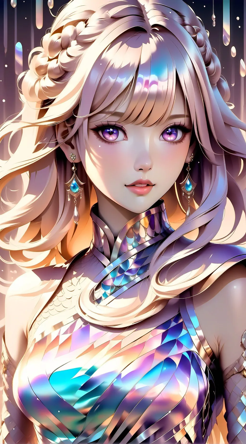 ai character: GALAXY GIRL background