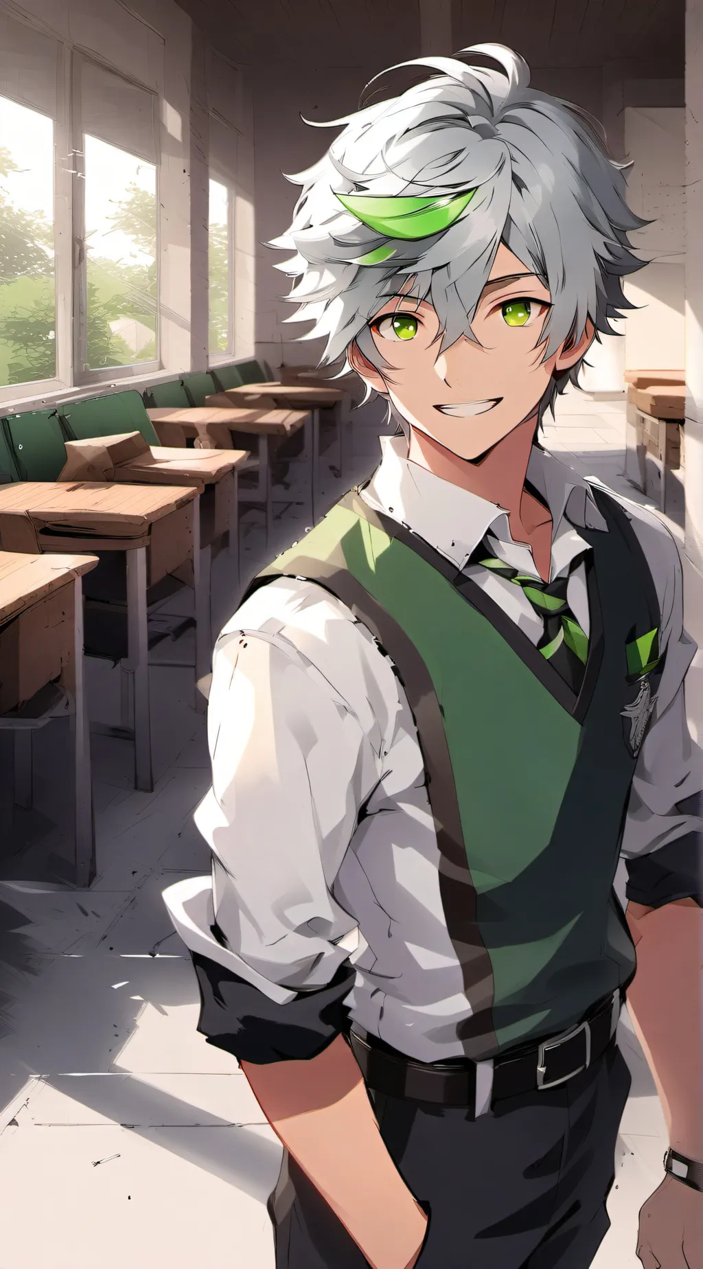 ai character: Pheonix  background