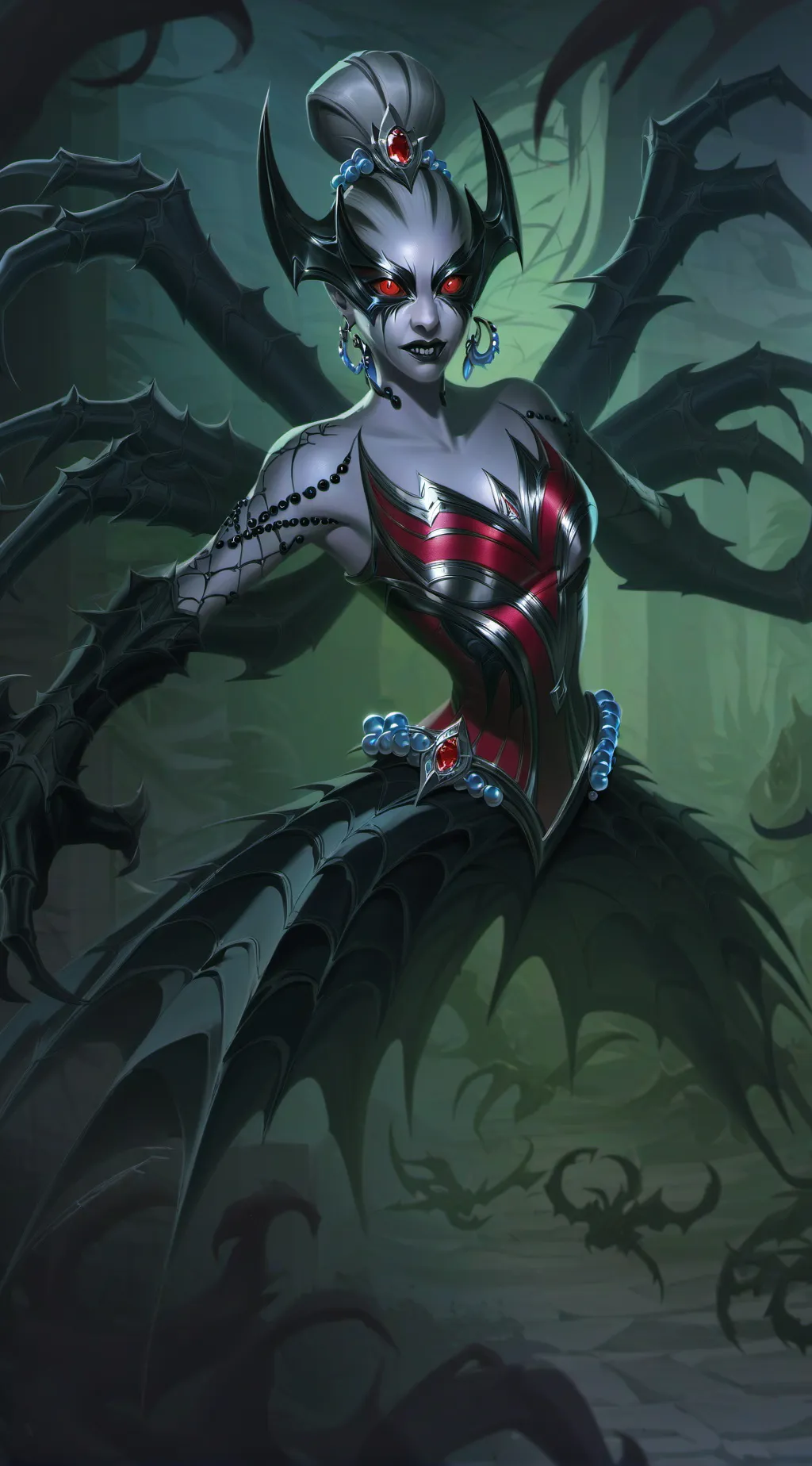 ai character: Spider background