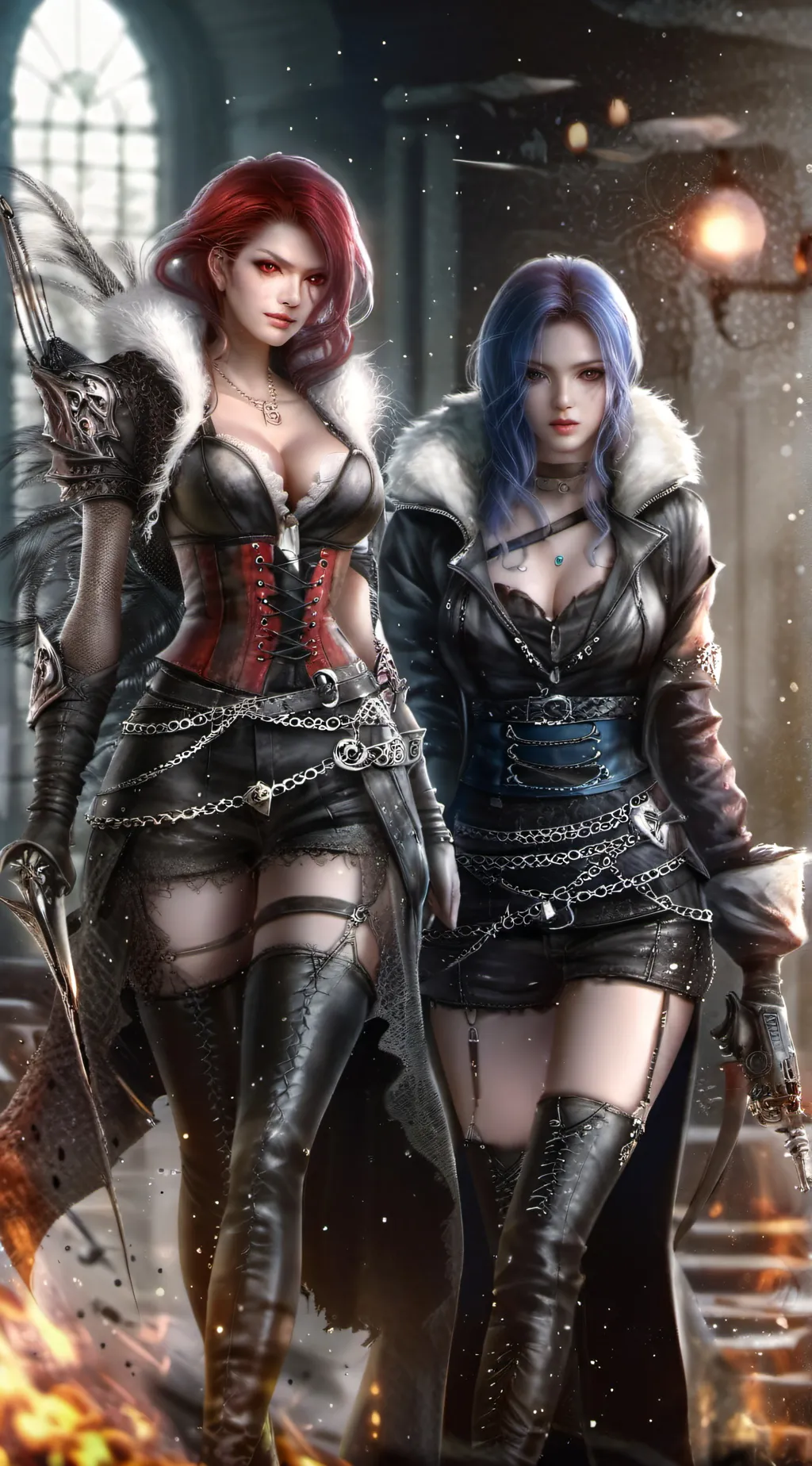 ai character: Sayumi And Sayuna  background