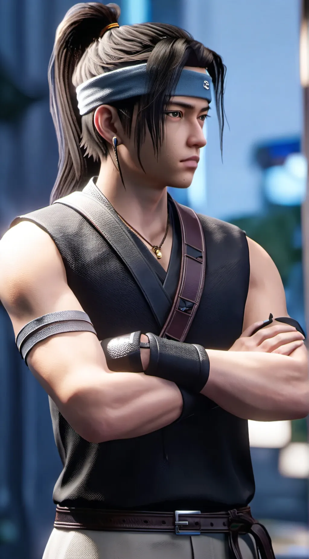 ai character: Jado Sawada  background