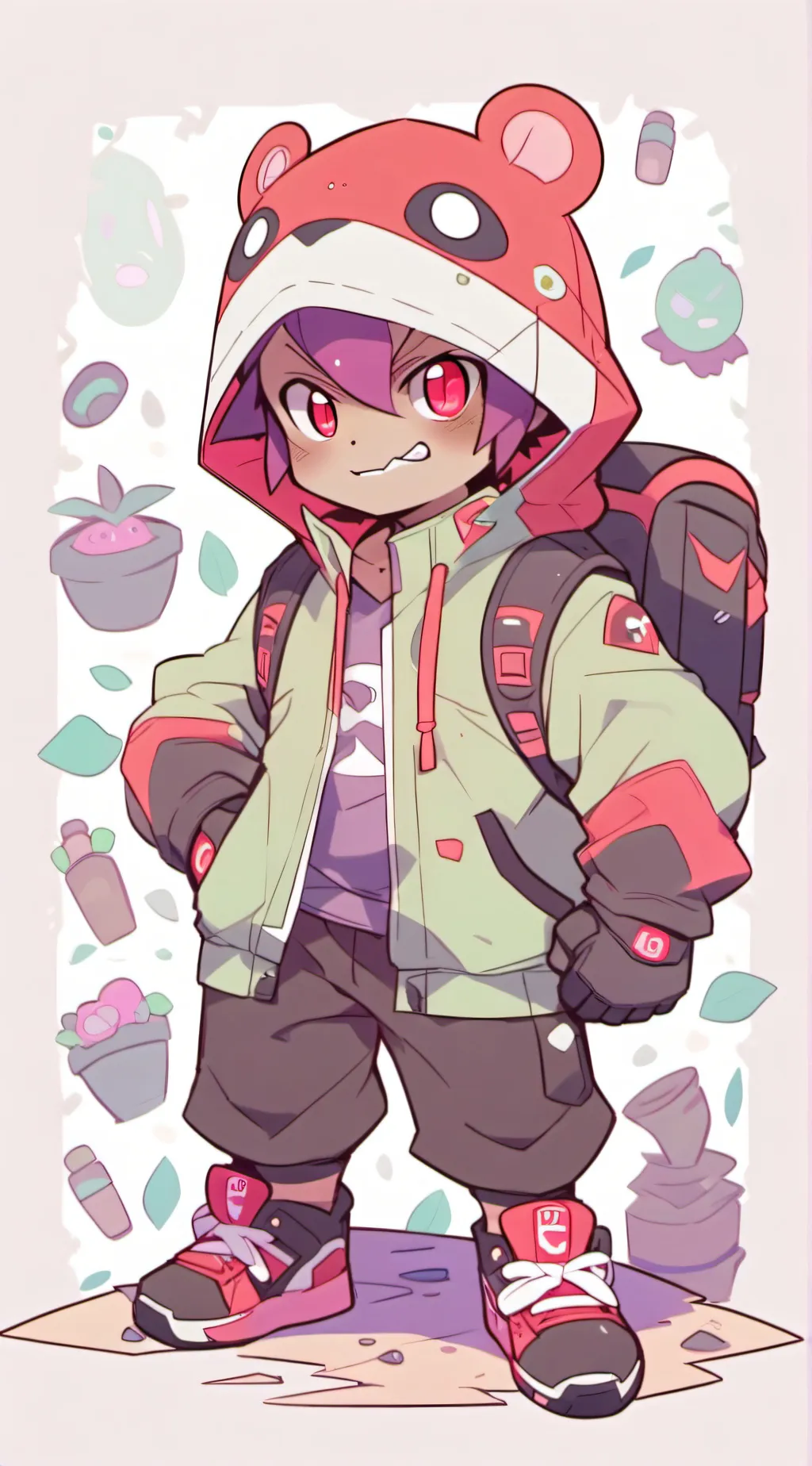 ai character: (Tmnt) Dancing  background