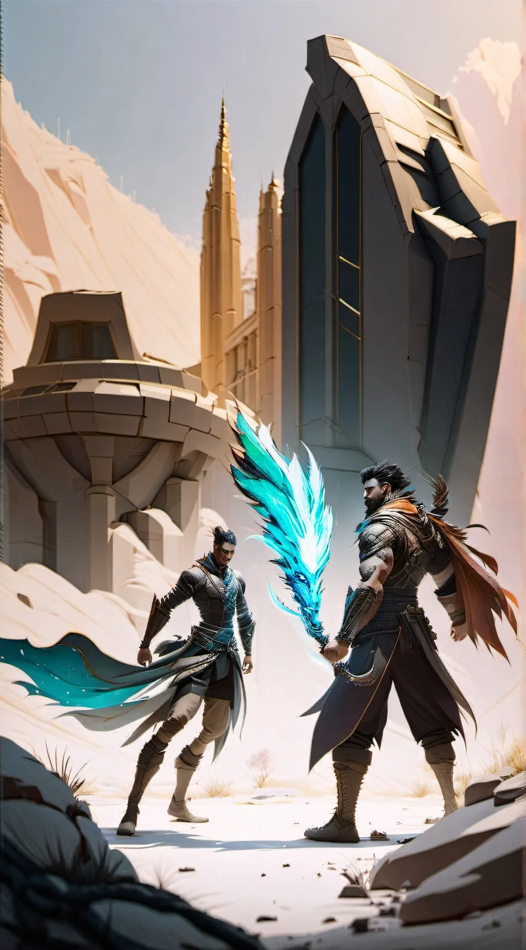 ai character: crane danger background