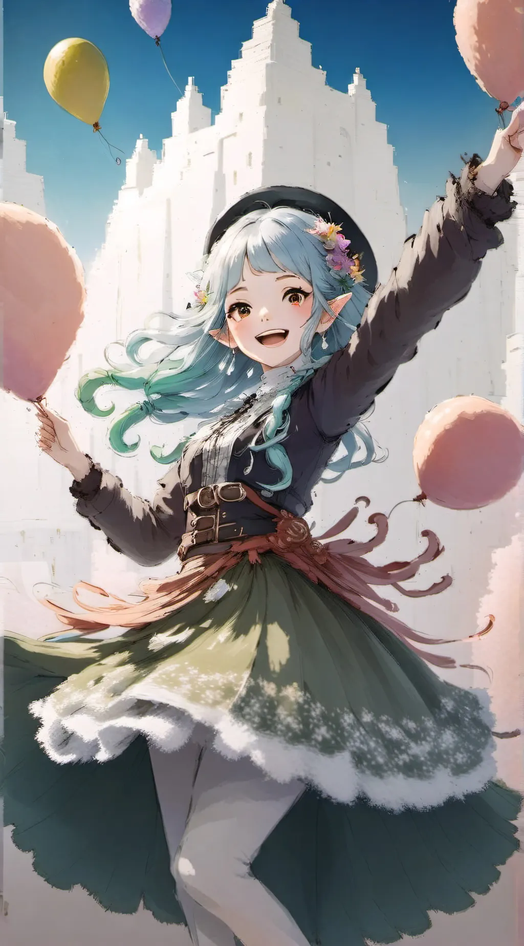 ai character: Elara Bright background